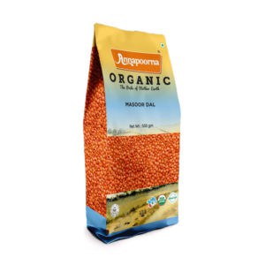 Image of Annapoorna Masoor Dal 500g package.