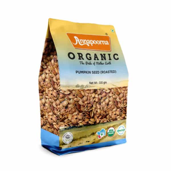 Image of Annapoorna Pumpkin Seeds 100g package.